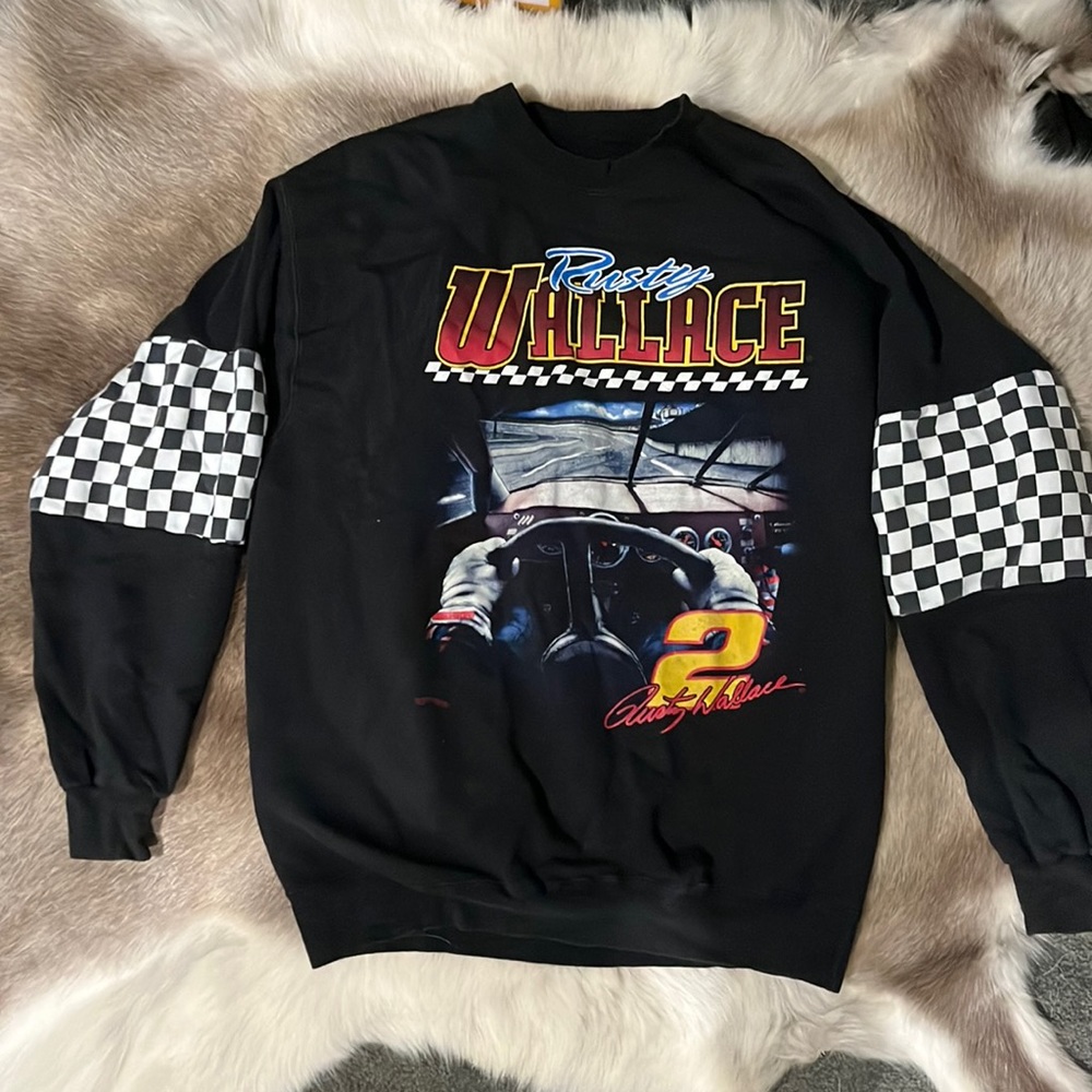Vintage nascar oversized crew neck size medium